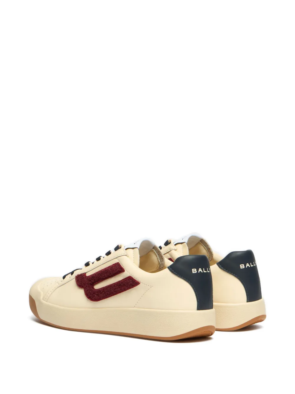 Bally Tennis Collection leather sneakers Beige