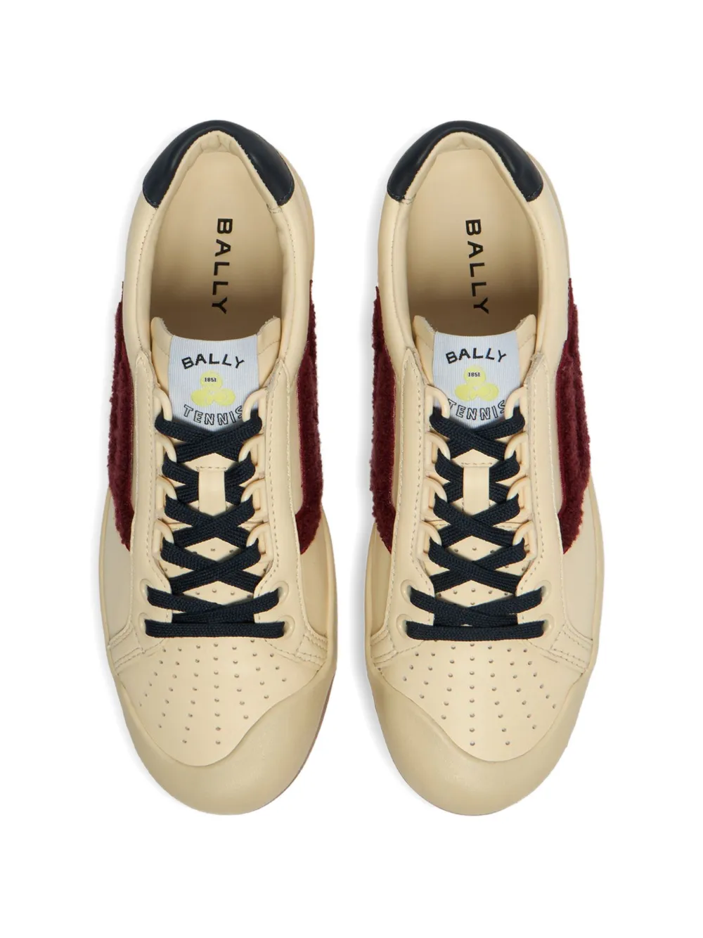 Bally Tennis Collection leather sneakers Beige
