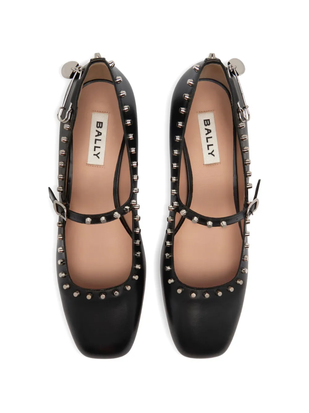 Bally rina stud-embellished pumps Zwart