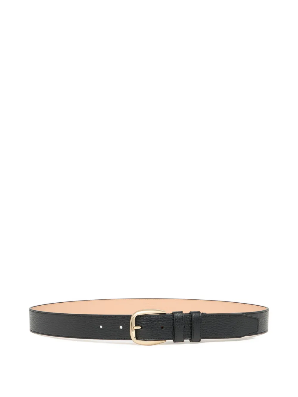 Bally grained leather belt - Nero