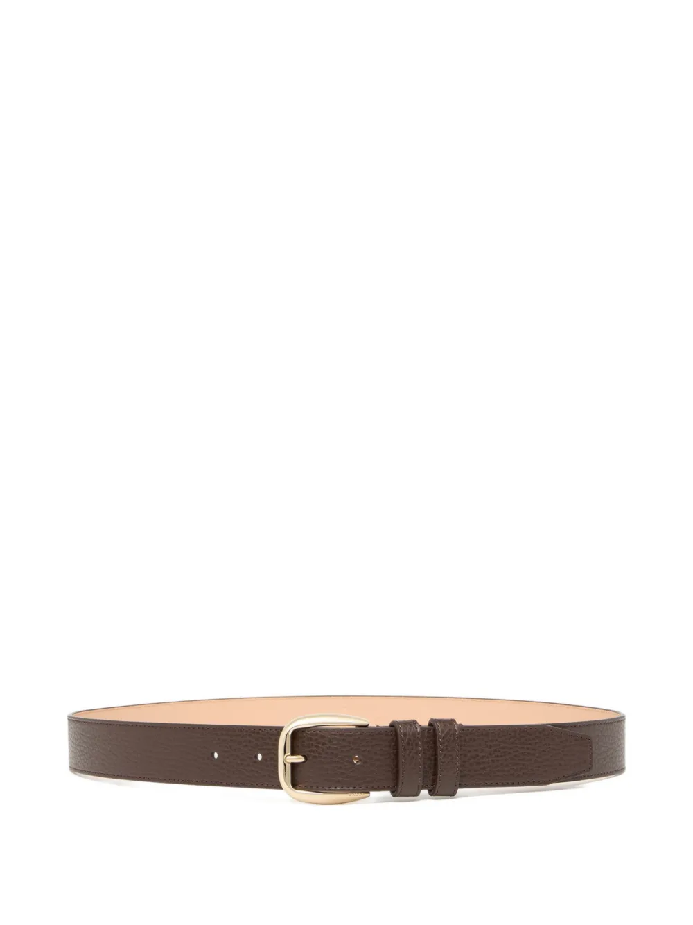 Bally grained leather belt - Marrone