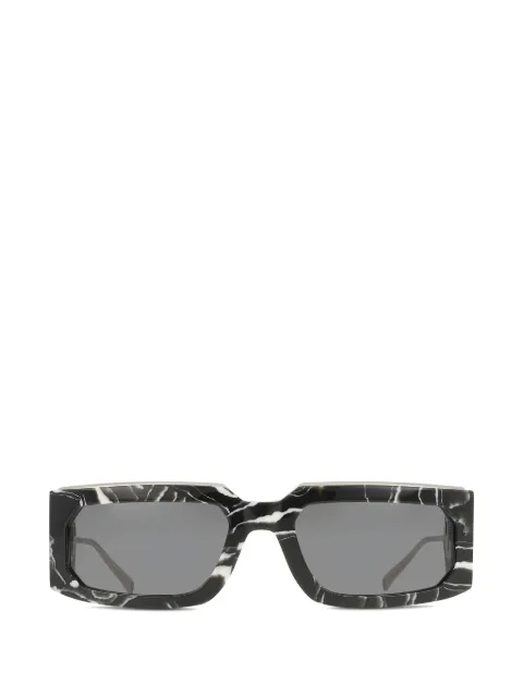 Philipp Plein Eyewear rectangle marble sunglasses