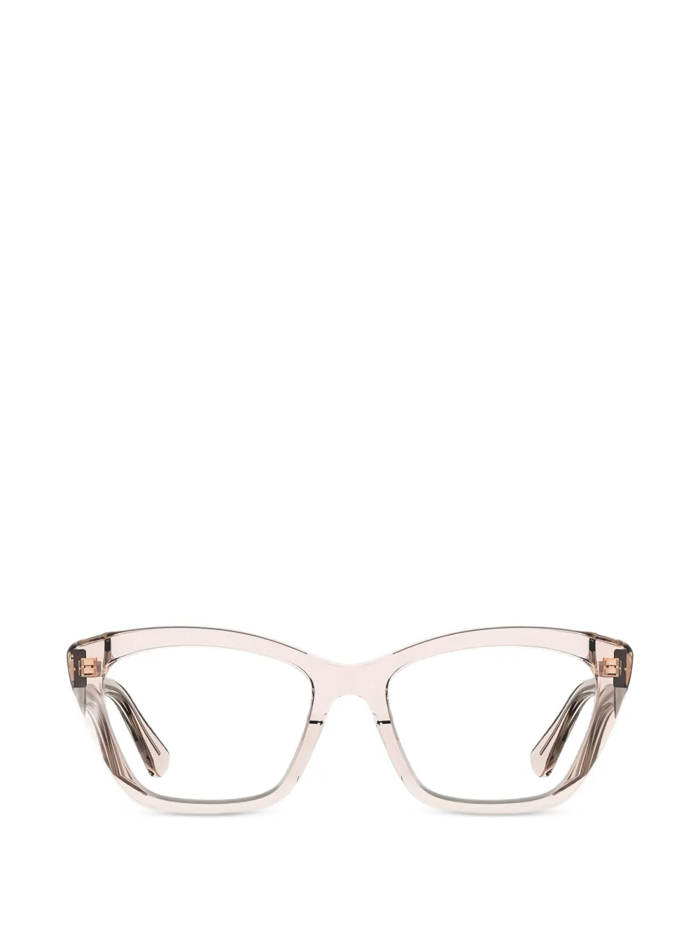 Moschino Eyewear cat-eye full-rim eyeglasses - Toni neutri