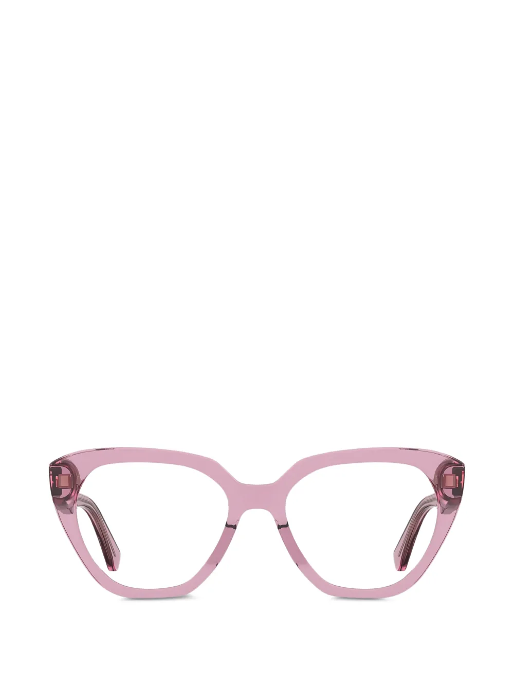 Moschino cat-eye full-rim glasses - Rosa
