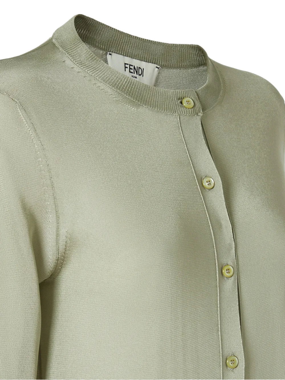 FENDI Glanzend vest Groen