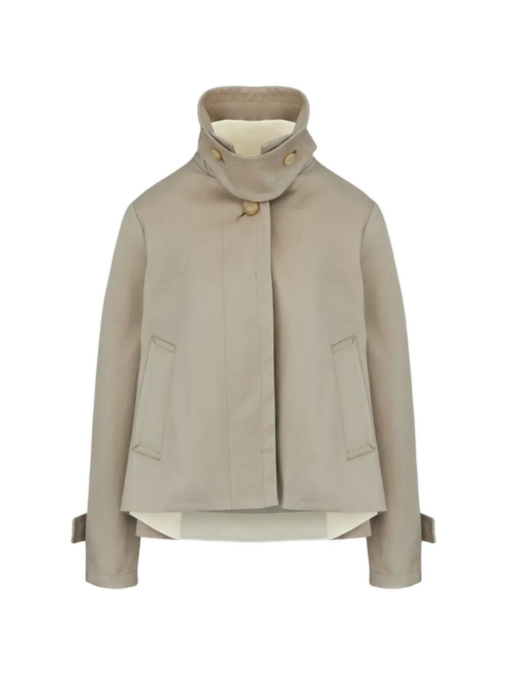 Lorena Antoniazzi funnel-neck jacket - Toni neutri