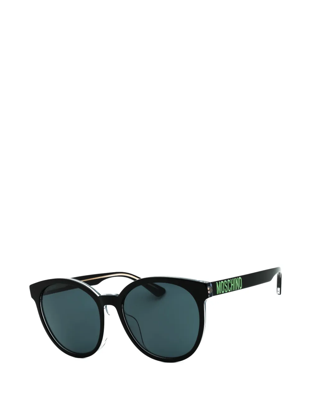 Moschino Bril met rond montuur Zwart