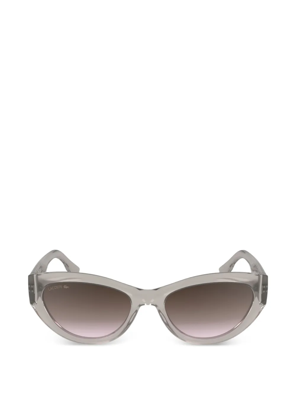 Lacoste cat-eye full-rim sunglasses - Grigio
