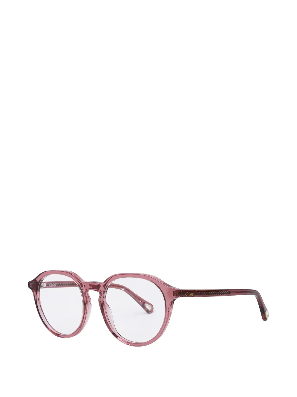 Chloé Bril met vierkant montuur Roze