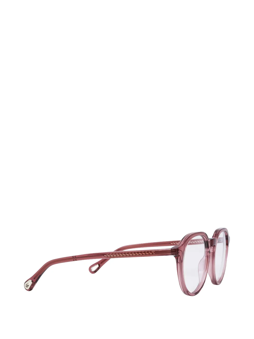 Chloé Bril met vierkant montuur Roze