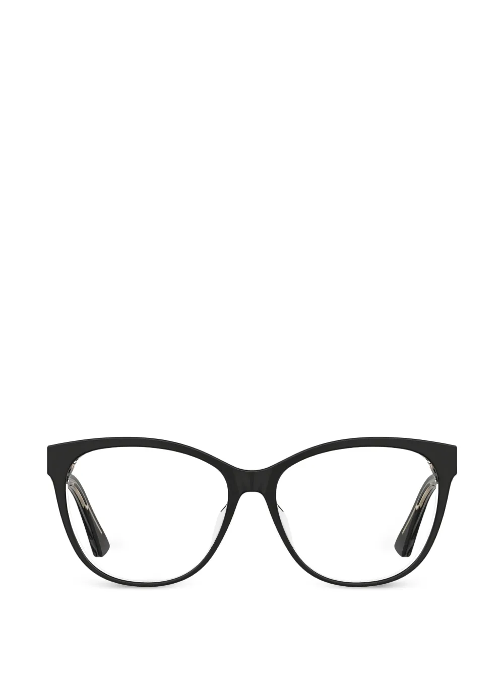 Moschino square full-rim glasses - Schwarz