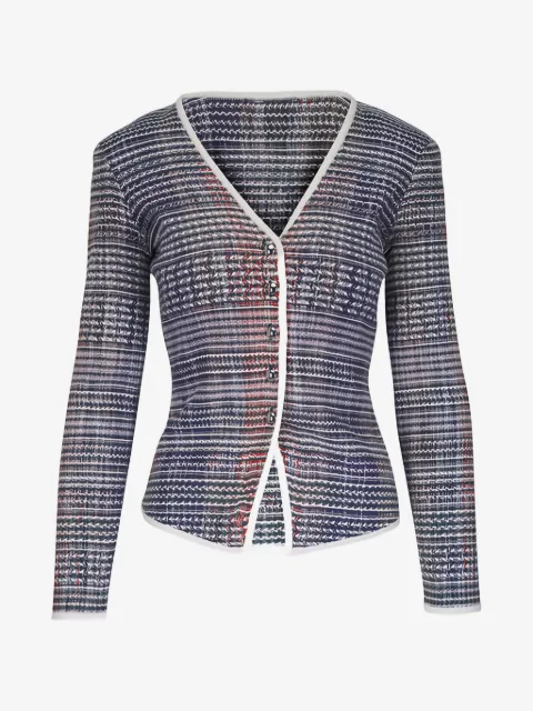 Veronica Beard Nadialine striped-pattern jacket