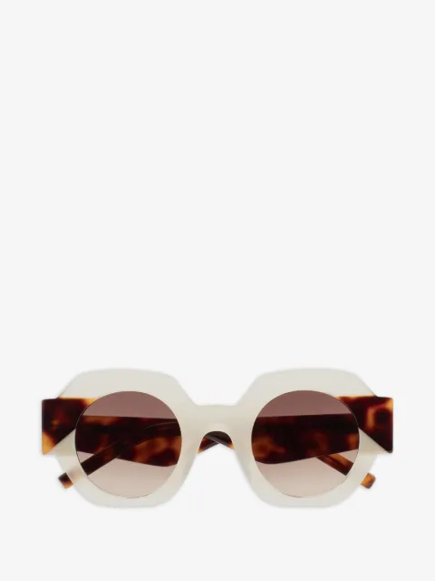 Kaleos Gun hexagonal-frame sunglasses