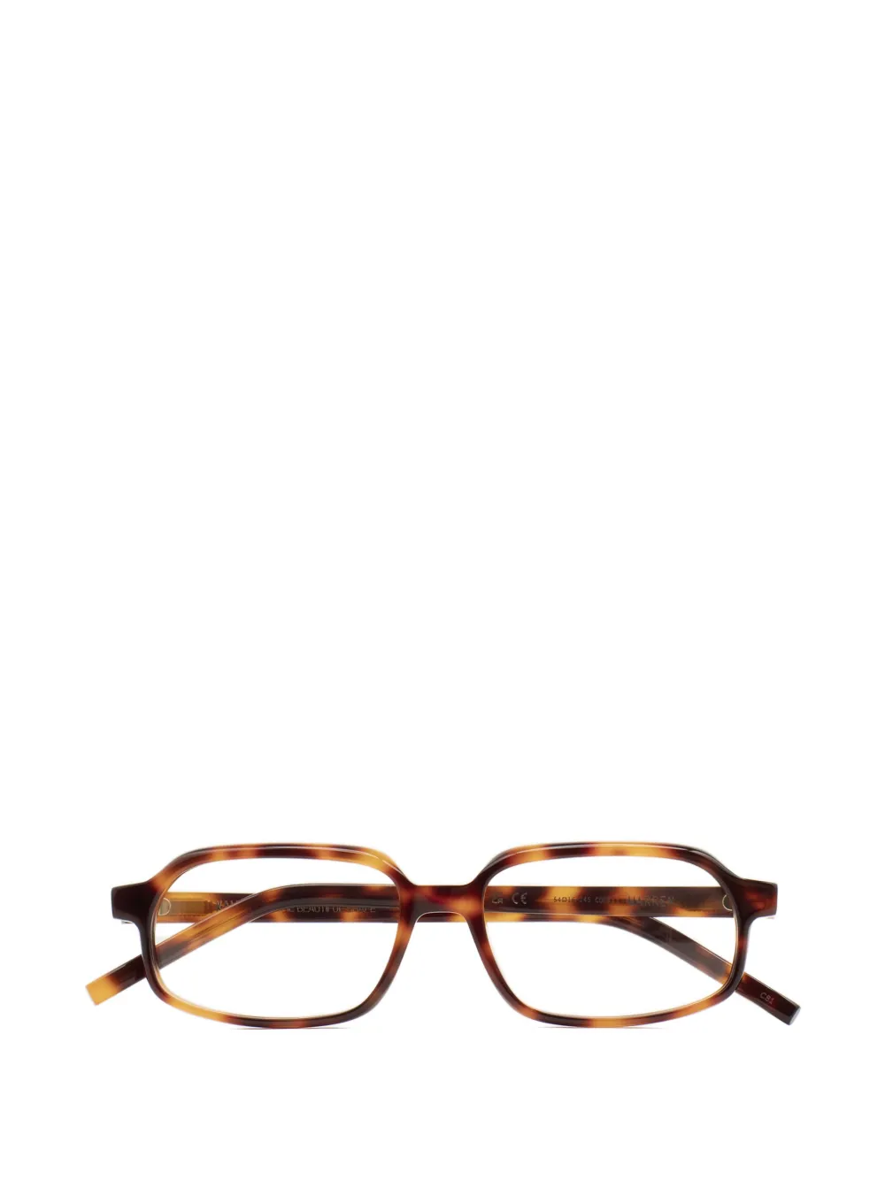 Kaleos Warren tortoise geometric glasses - Braun