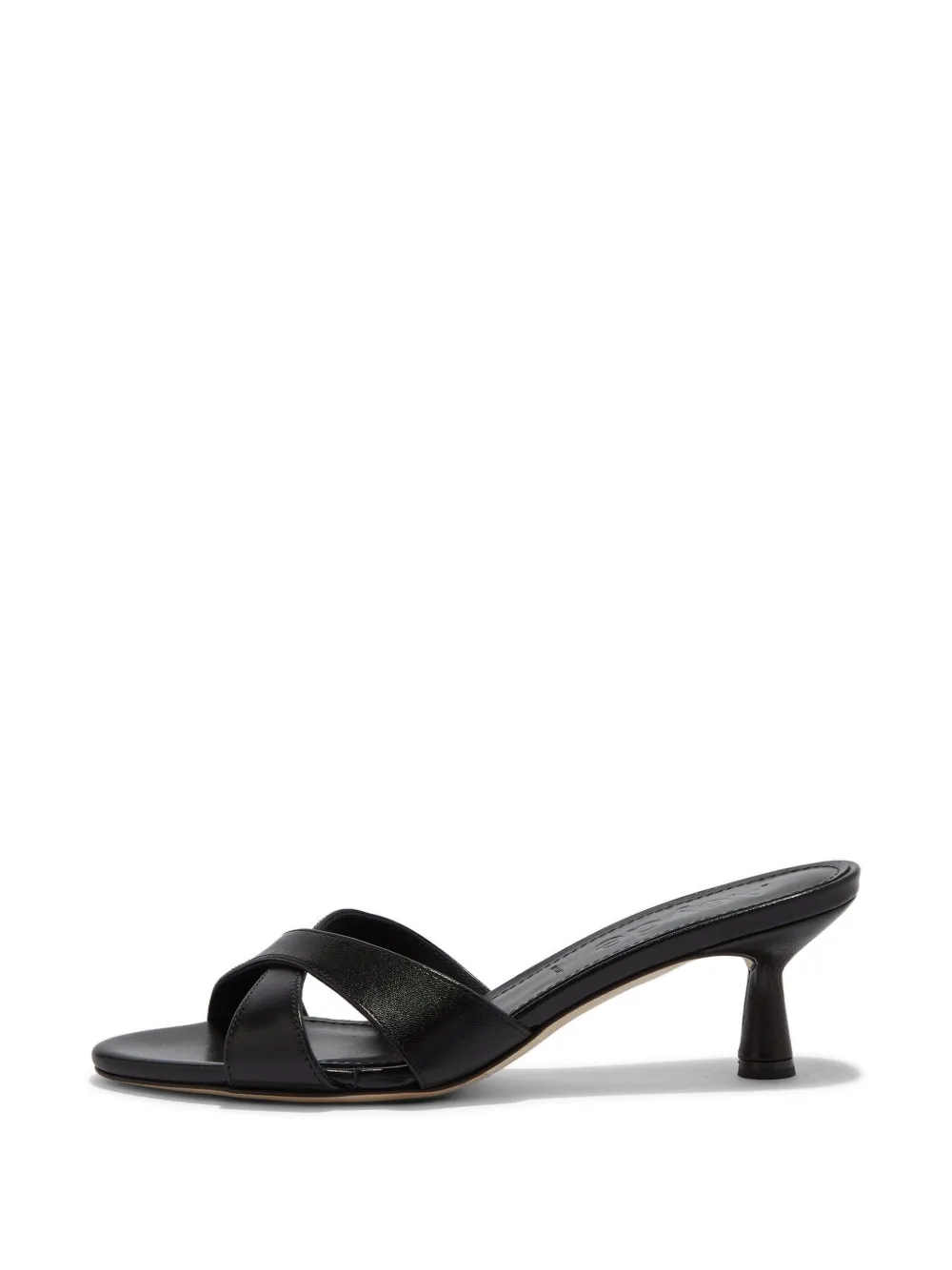 Aeyde Vero crossover strap sandals - Nero