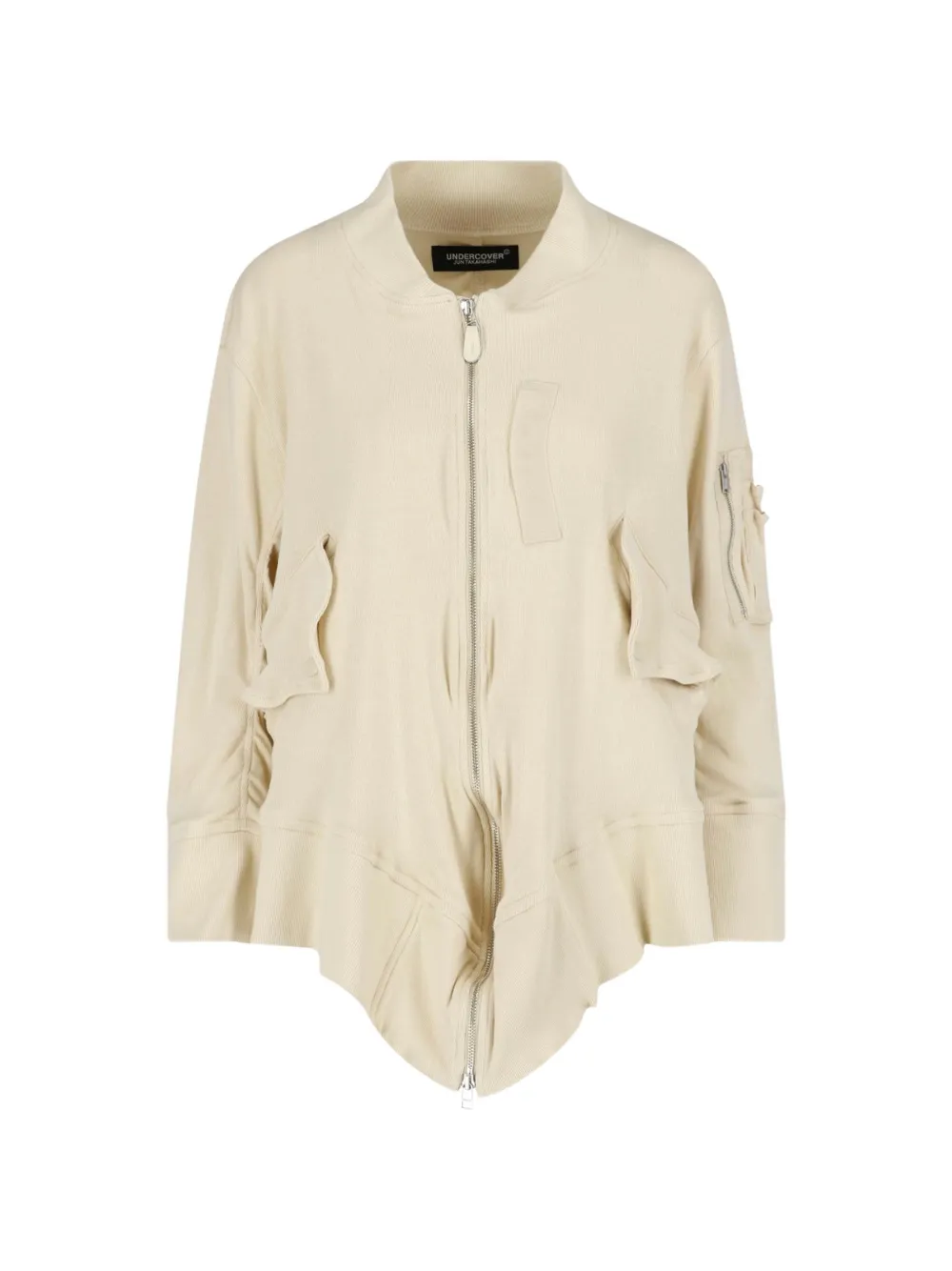 Undercover asymmetric bomber jacket - Toni neutri