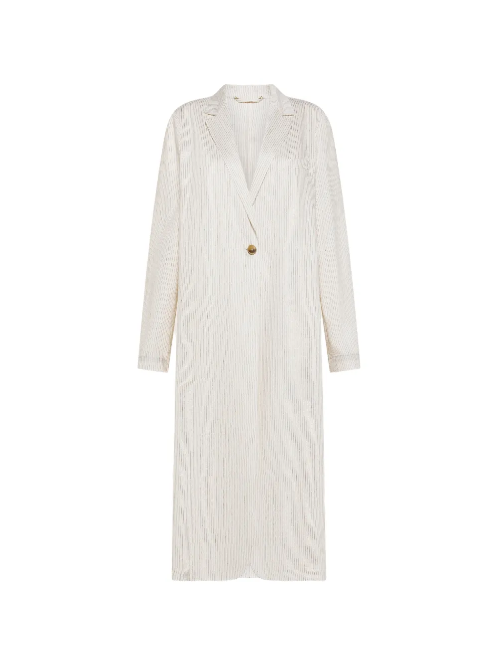 Seventy striped button coat - Toni neutri