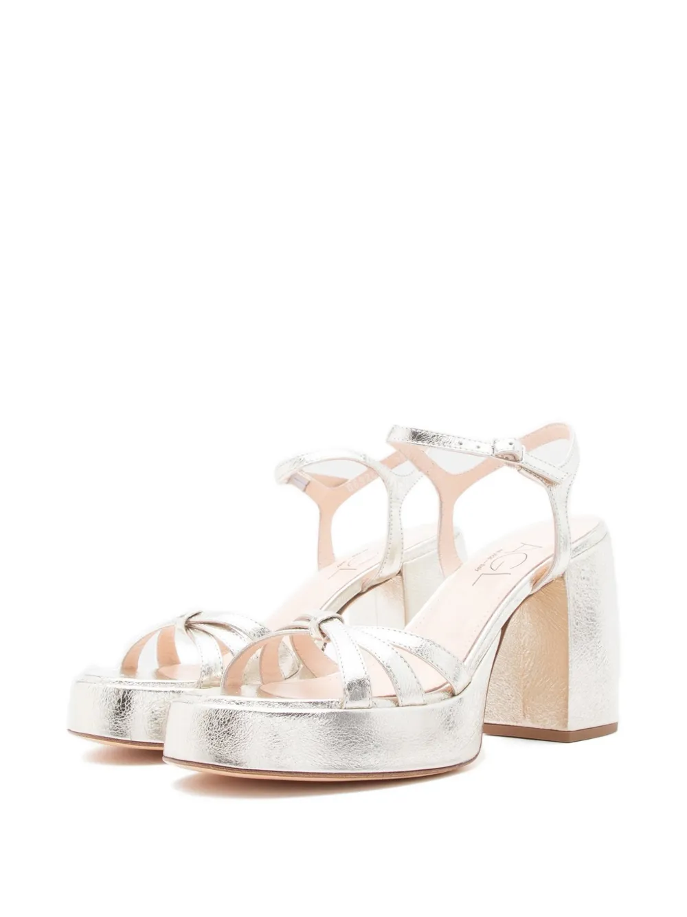 AGL Clio platform strappy sandals Zilver