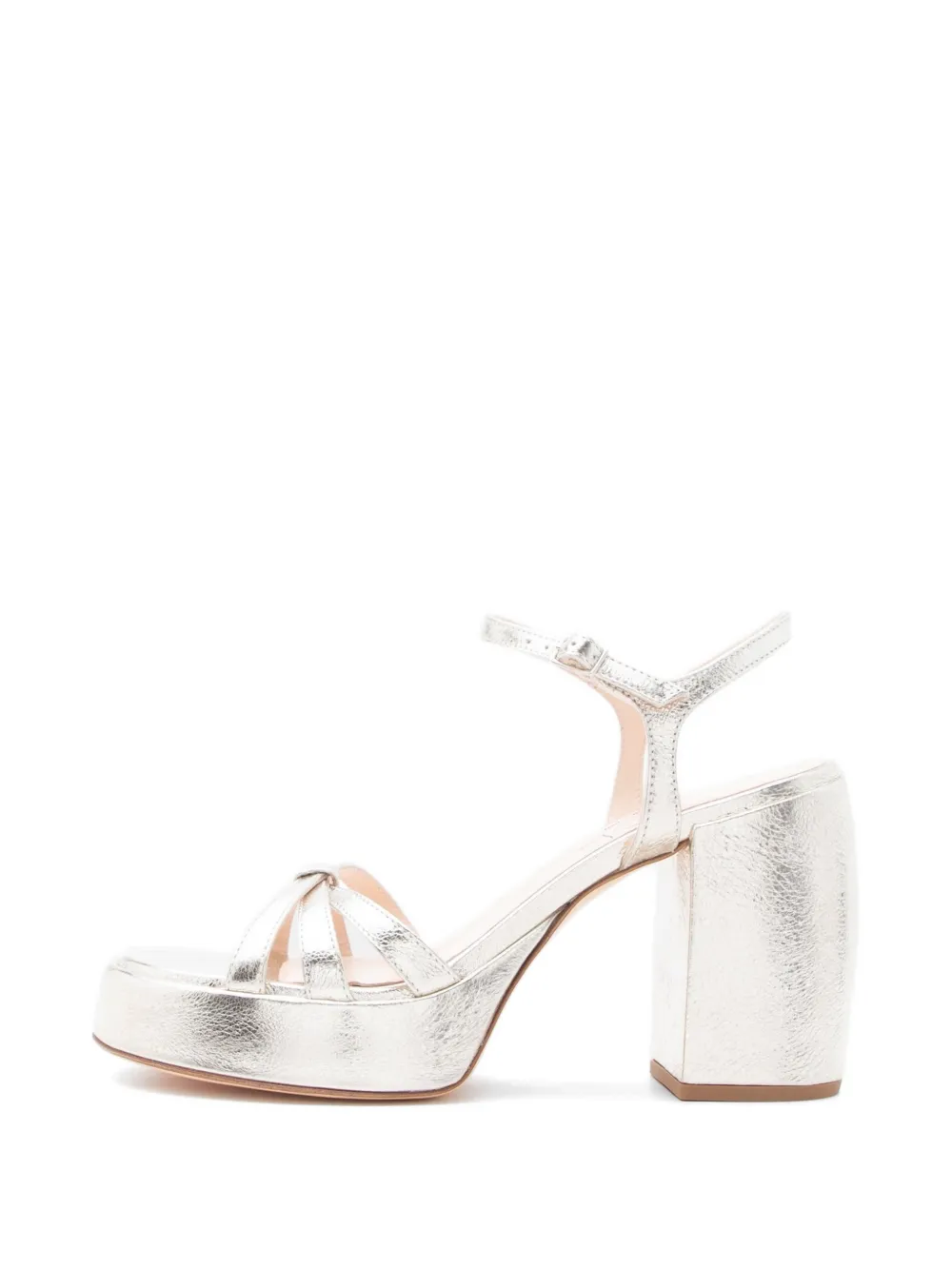 AGL Clio platform strappy sandals Zilver