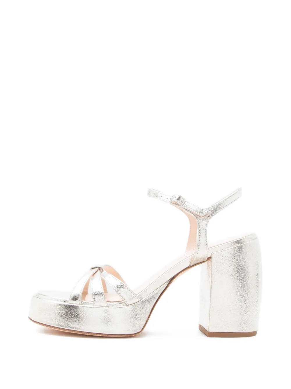 AGL Clio platform strappy sandals - Argento