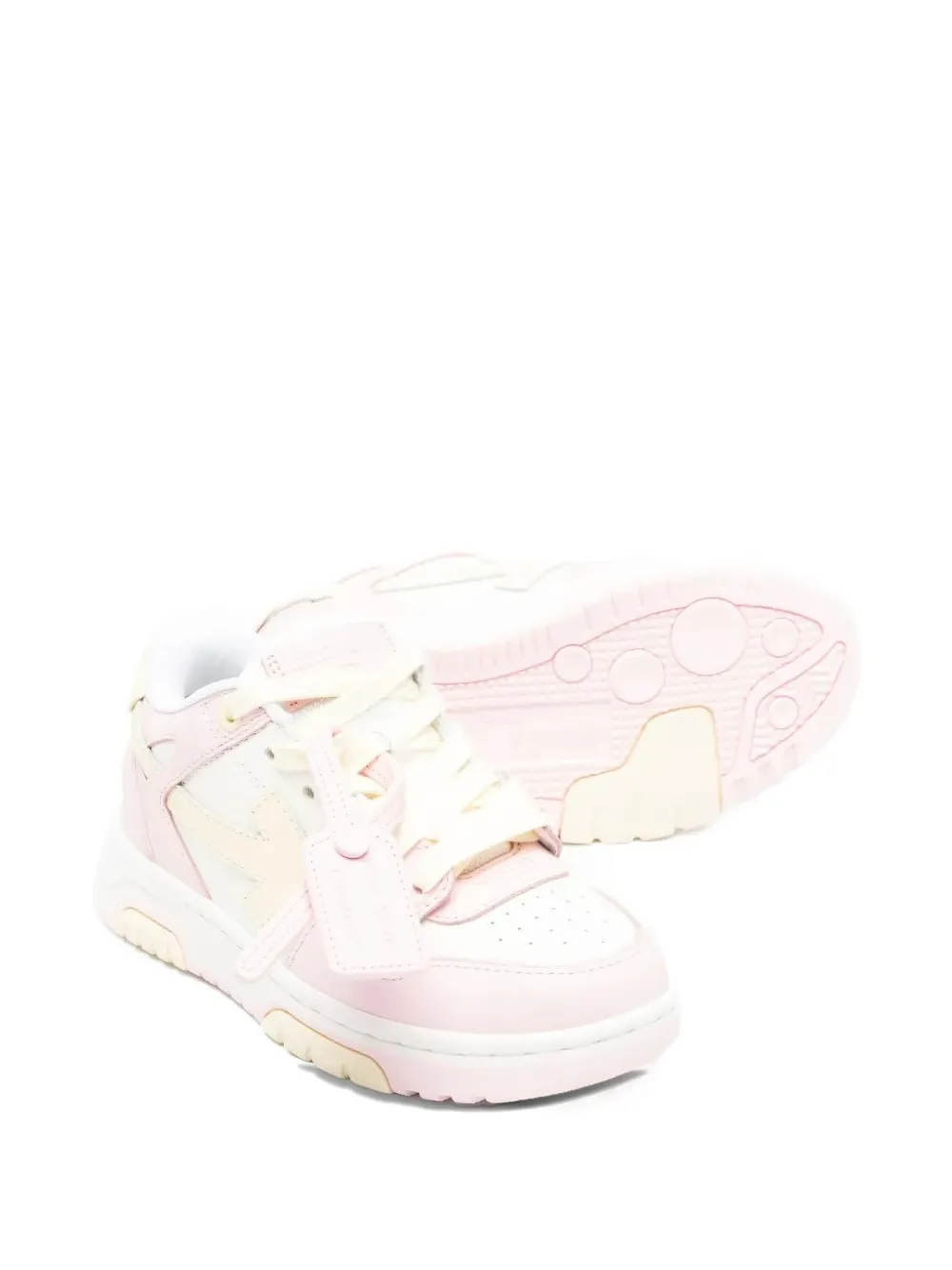 Off-White Kids Out Of Office sneakers Roze