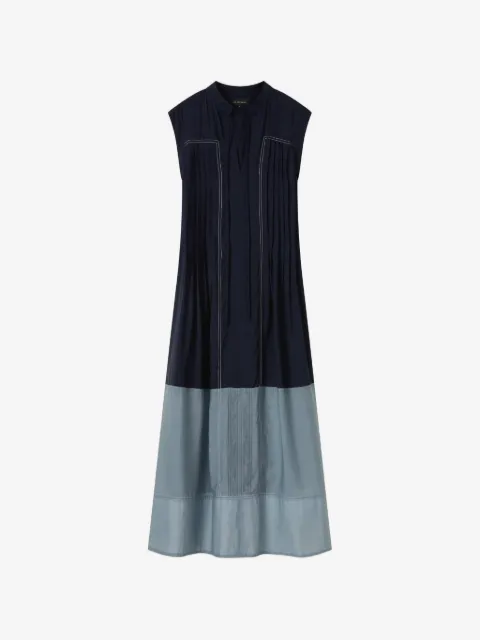Lee Mathews Ondine panelled maxi dress