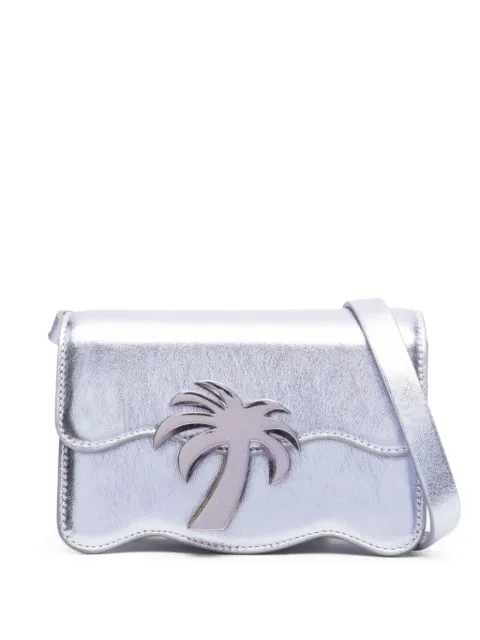 Palm Angels Palm Beach metallic-effect shoulder bag