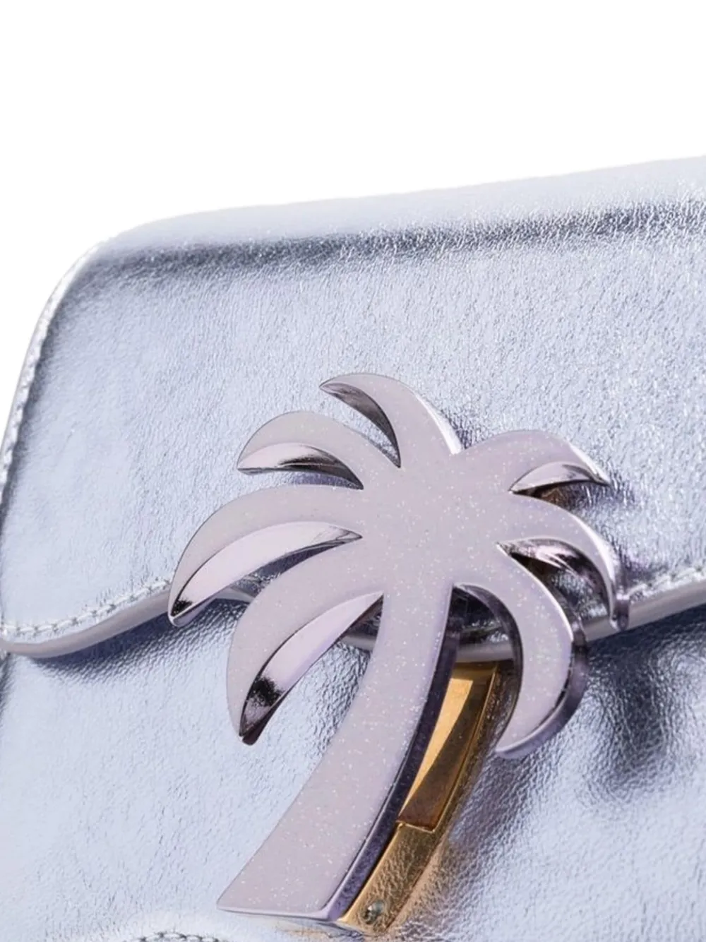 Palm Angels Palm Beach schoudertas met metallic-effect Zilver