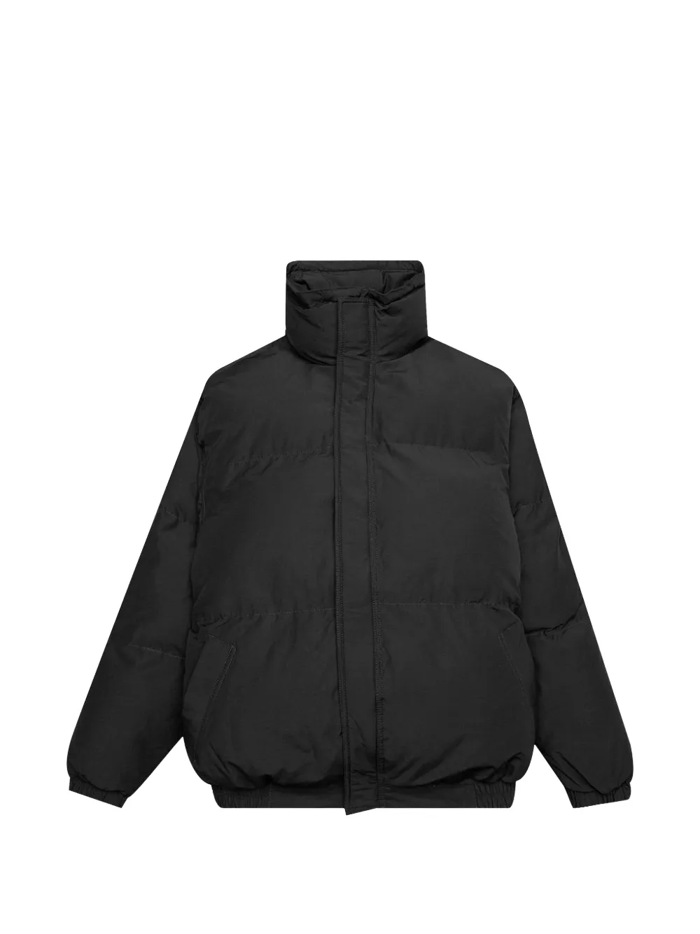 FEAR OF GOD ESSENTIALS high-neck puffer jacket - Schwarz