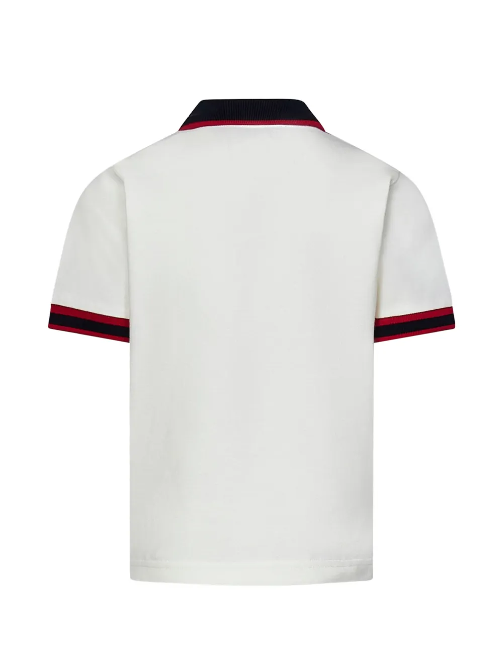 Moncler Enfant Poloshirt met logopatch Wit