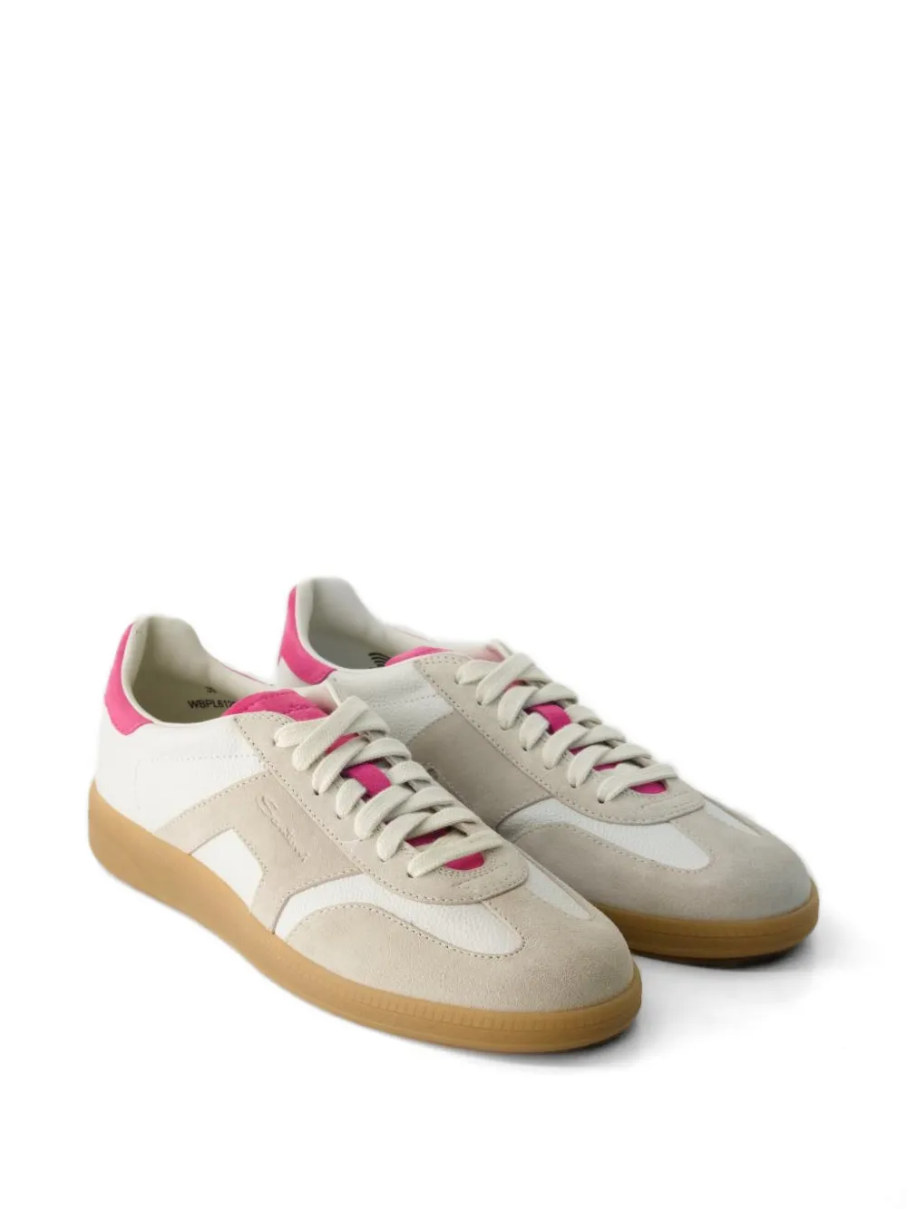 Santoni DBS Olympic lace-up sneakers Beige