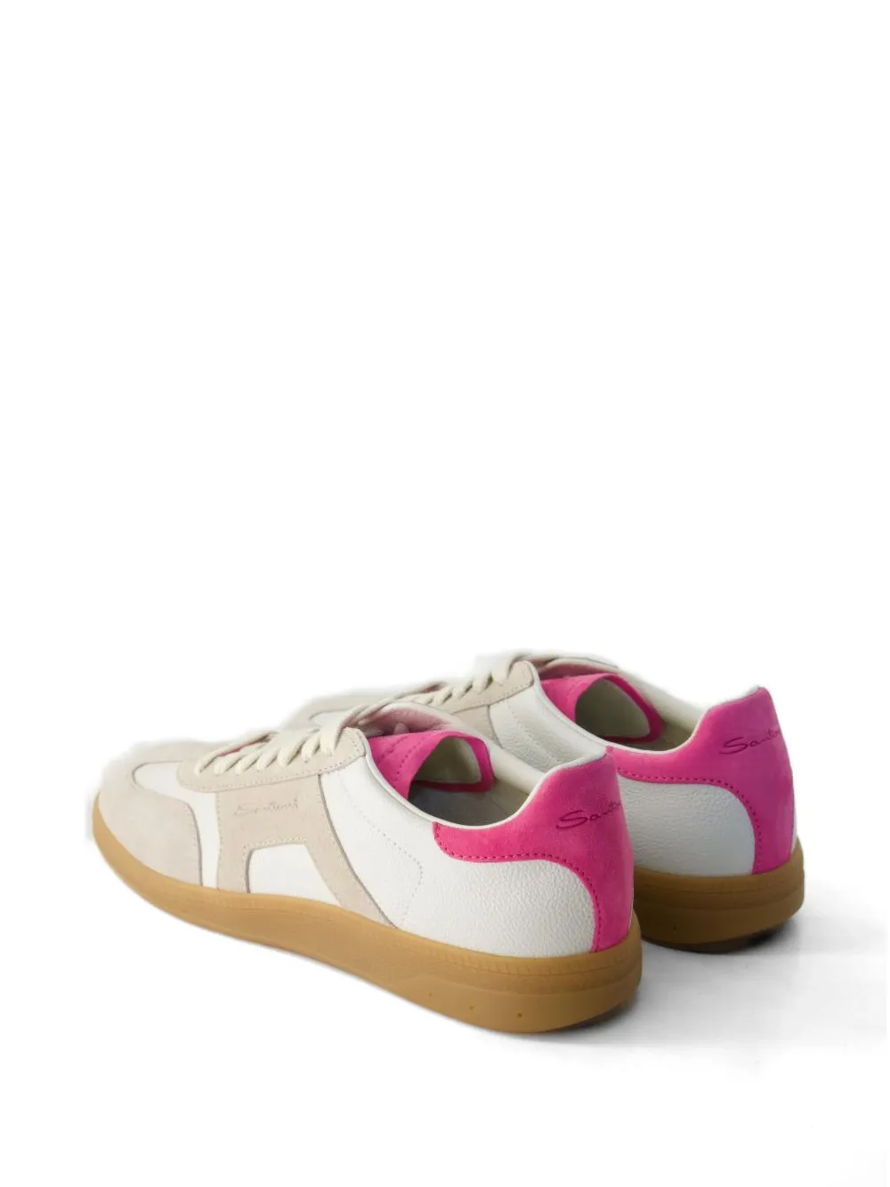 Santoni DBS Olympic lace-up sneakers Beige