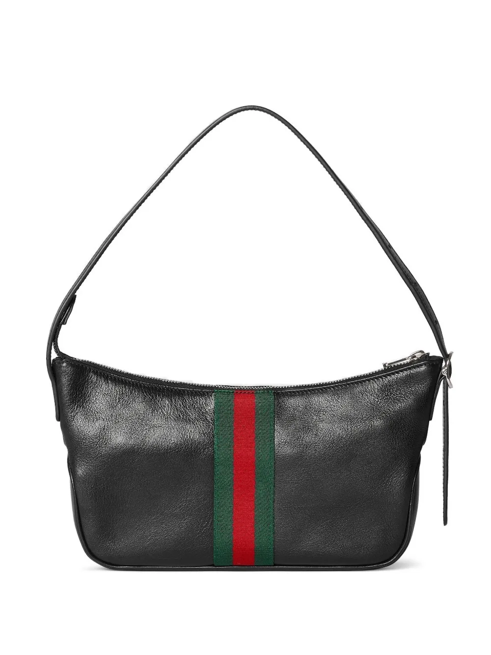 Gucci Lunetta striped shoulder bag - Schwarz