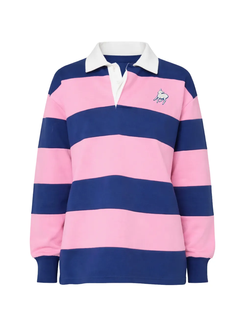 MOTHER Piece Huddle polo shirt - Rosa