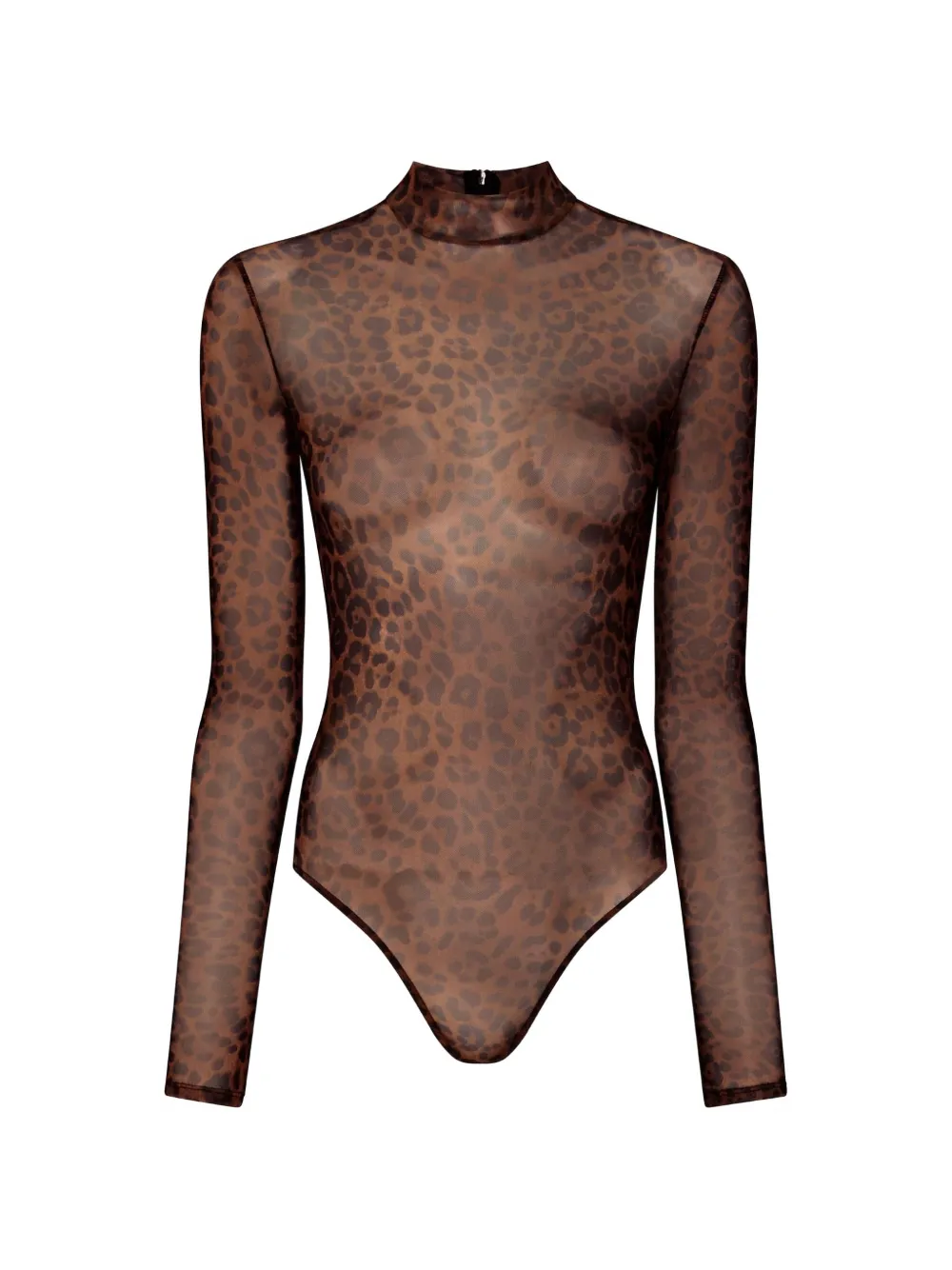 LAPOINTE animal-print bodysuit - Marrone