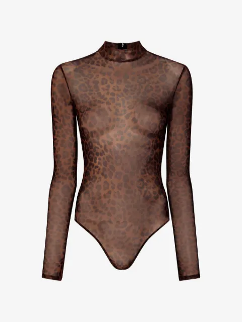 LAPOINTE animal-print bodysuit