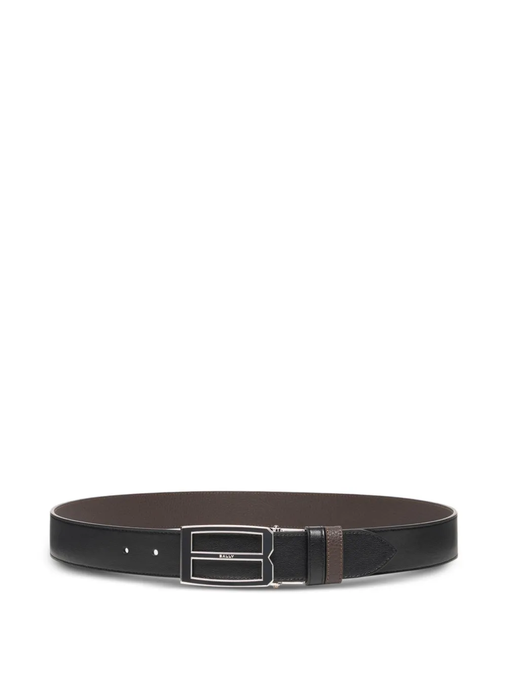 Bally Iconic reversible logo-buckle belt - Nero
