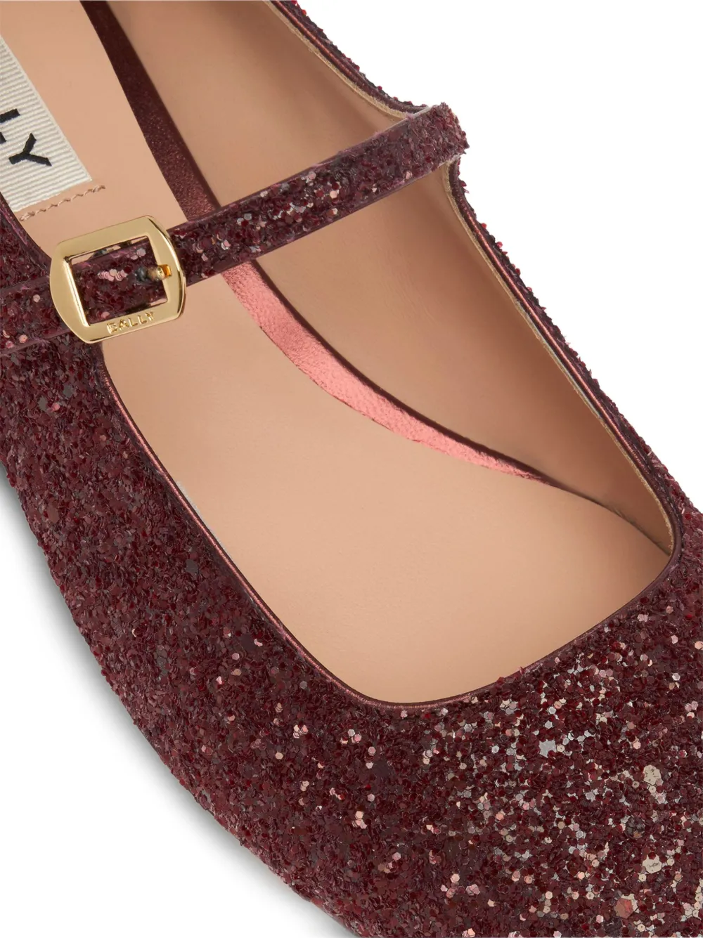 Bally rina glitter pumps Rood