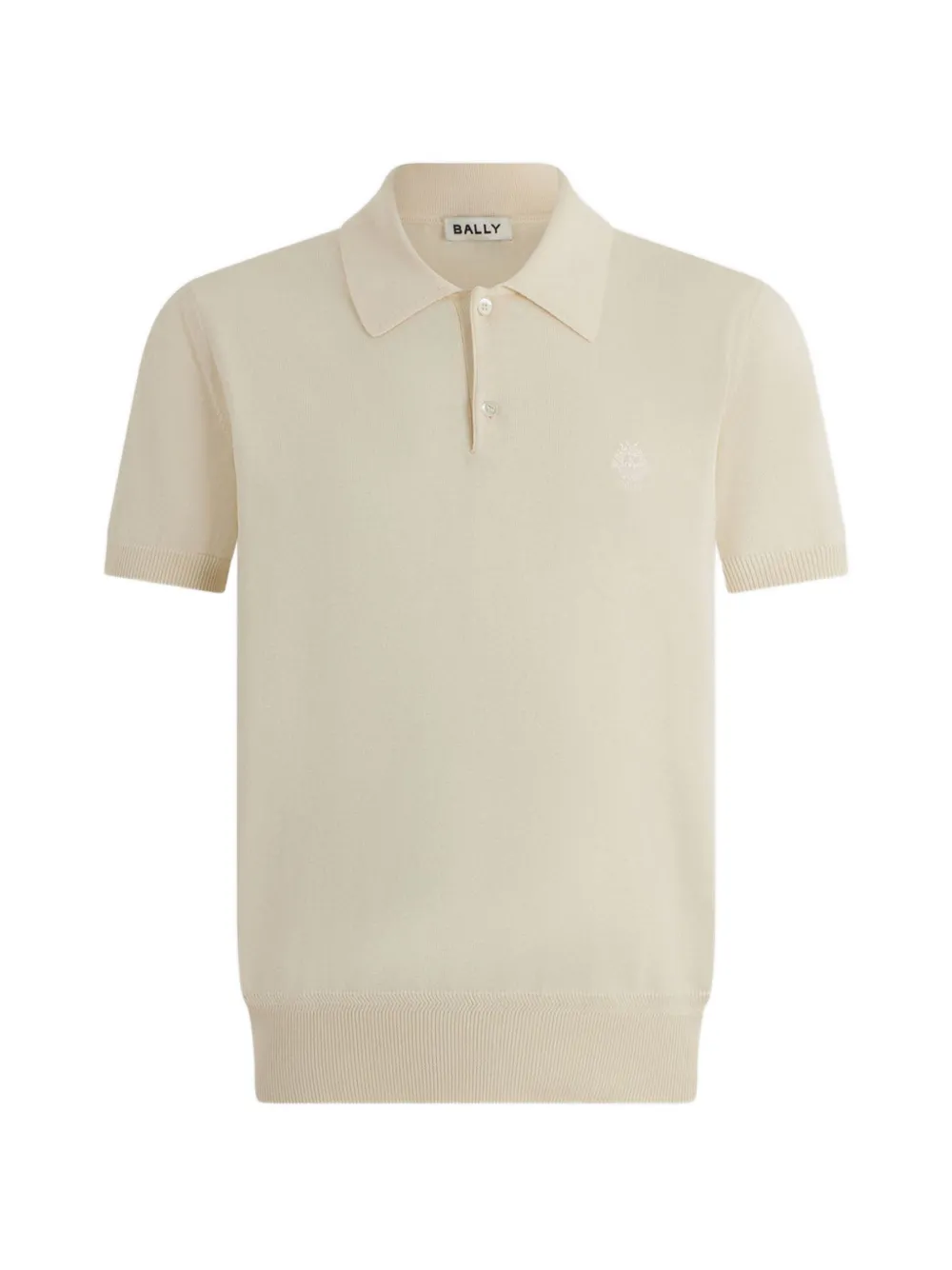 Bally embroidered-logo polo shirt - Toni neutri