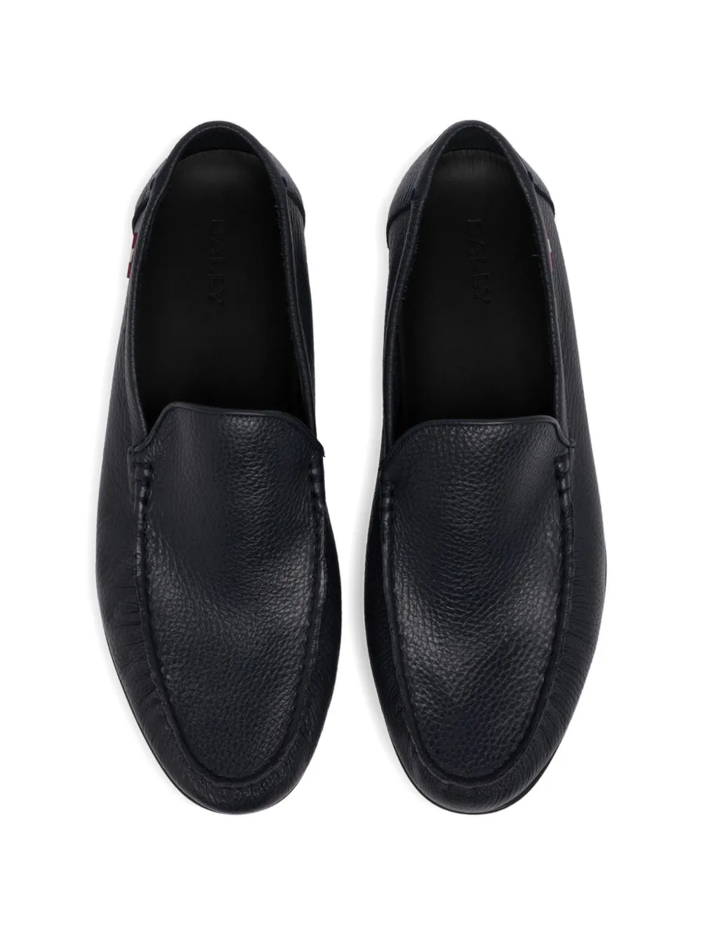 Bally Axony leather loafers Blauw