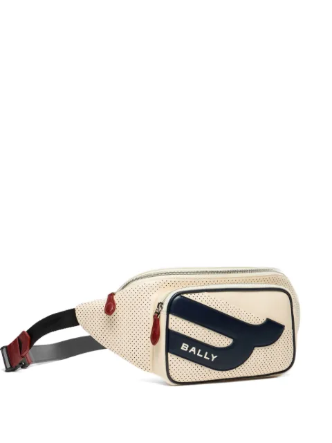 Bally Tennis Collection perforated leather belt bag