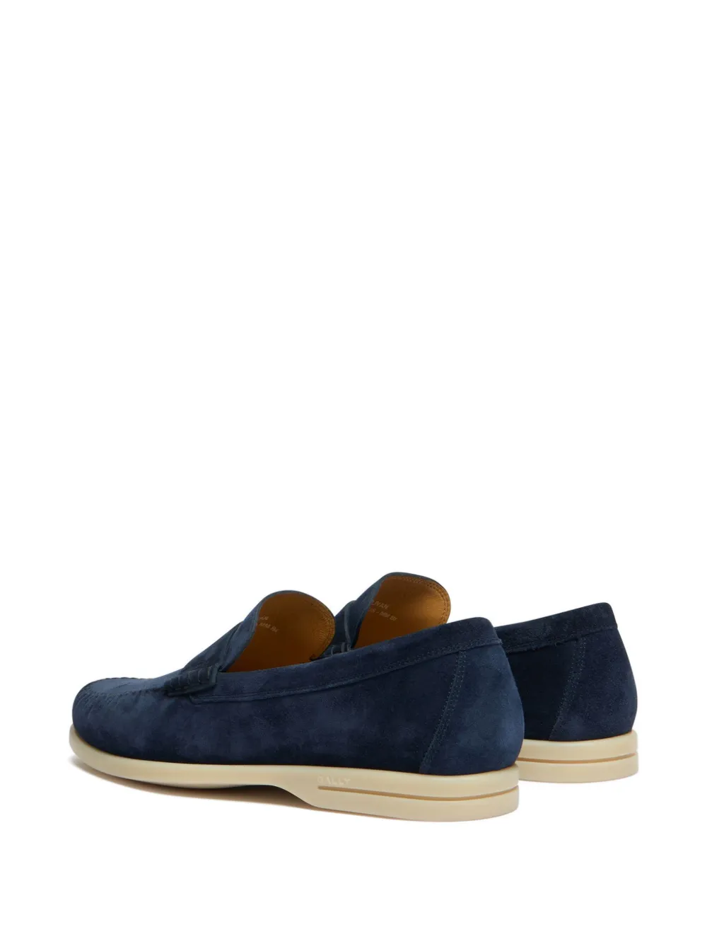Bally Switz Moc suede loafers Blauw
