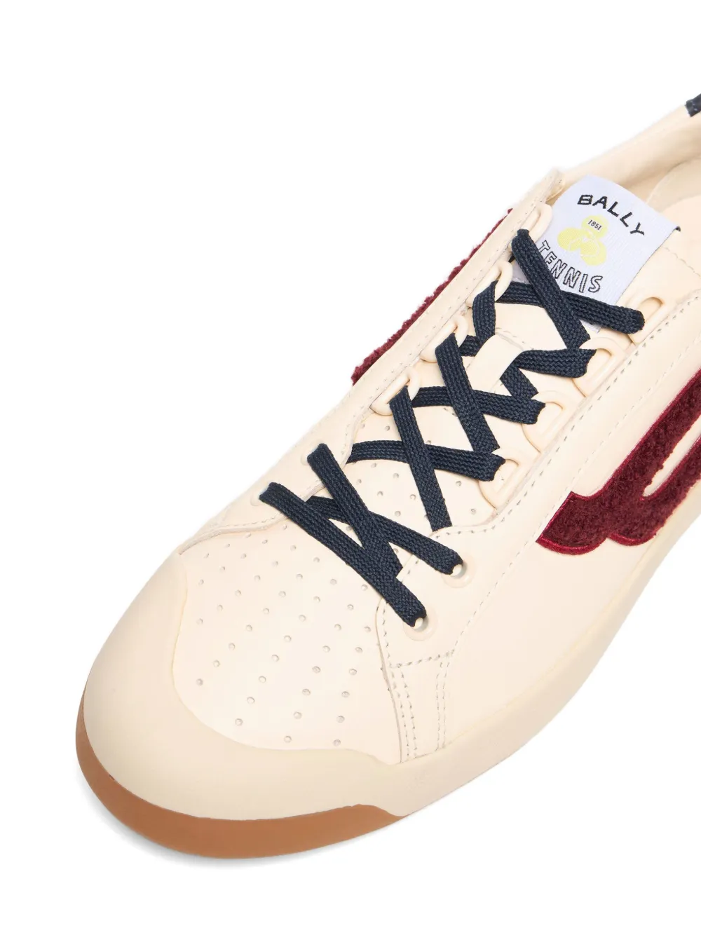 Bally Tennis Collection leather sneakers Beige
