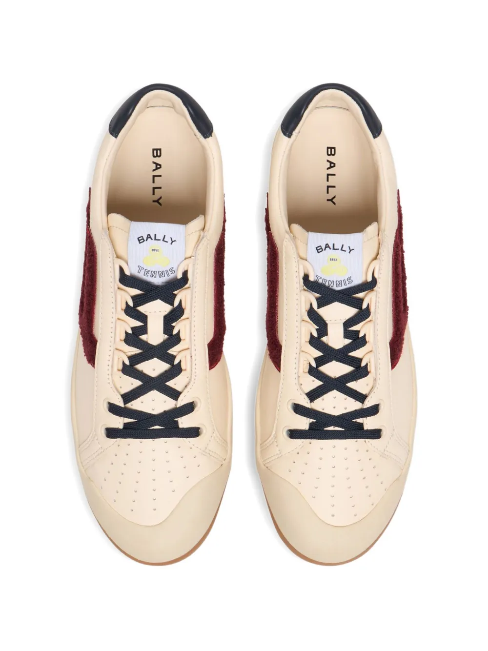 Bally Tennis Collection leather sneakers Beige