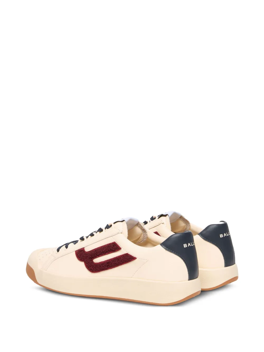 Bally Tennis Collection leather sneakers Beige