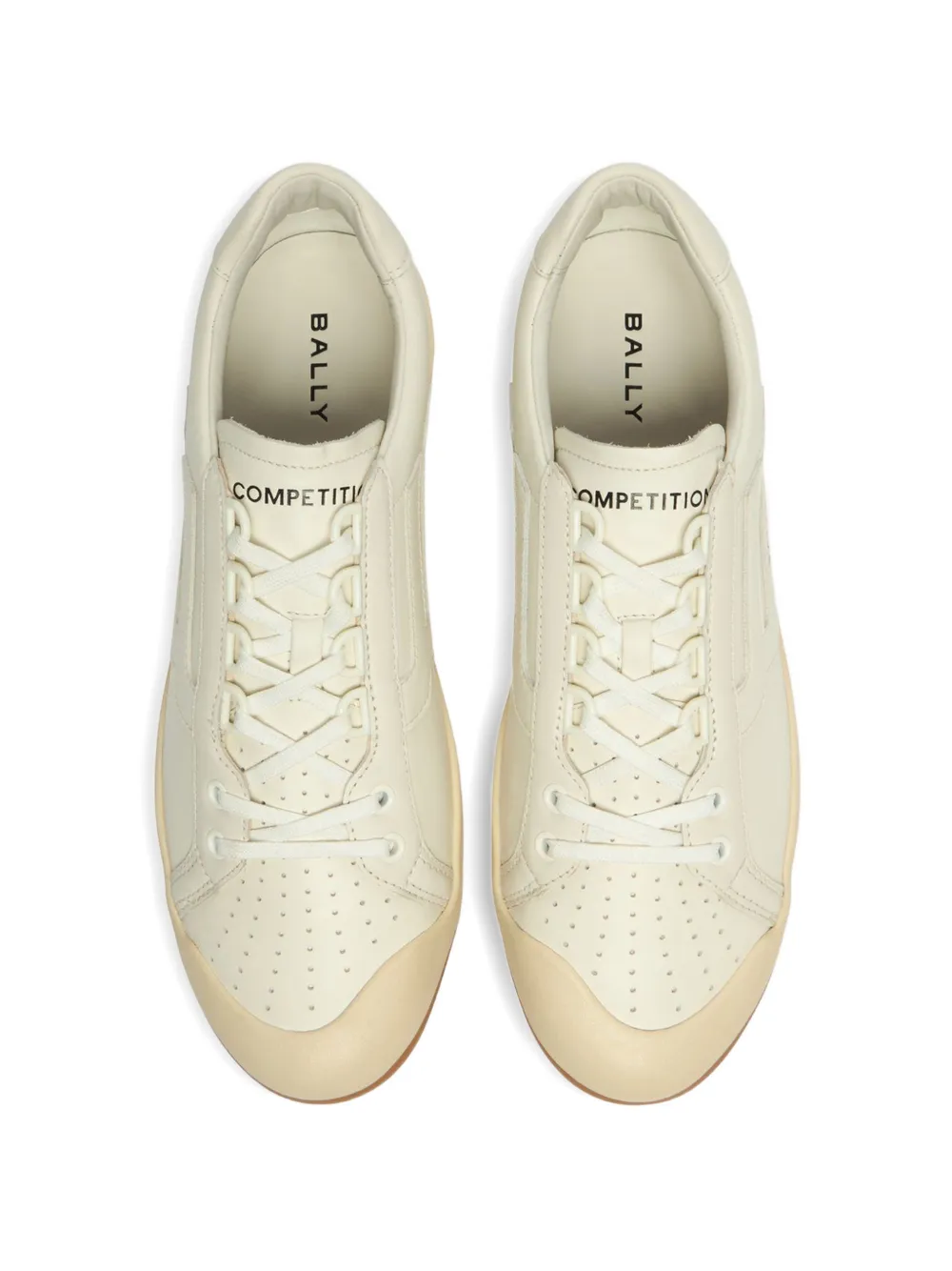 Bally Competition leather sneakers Beige