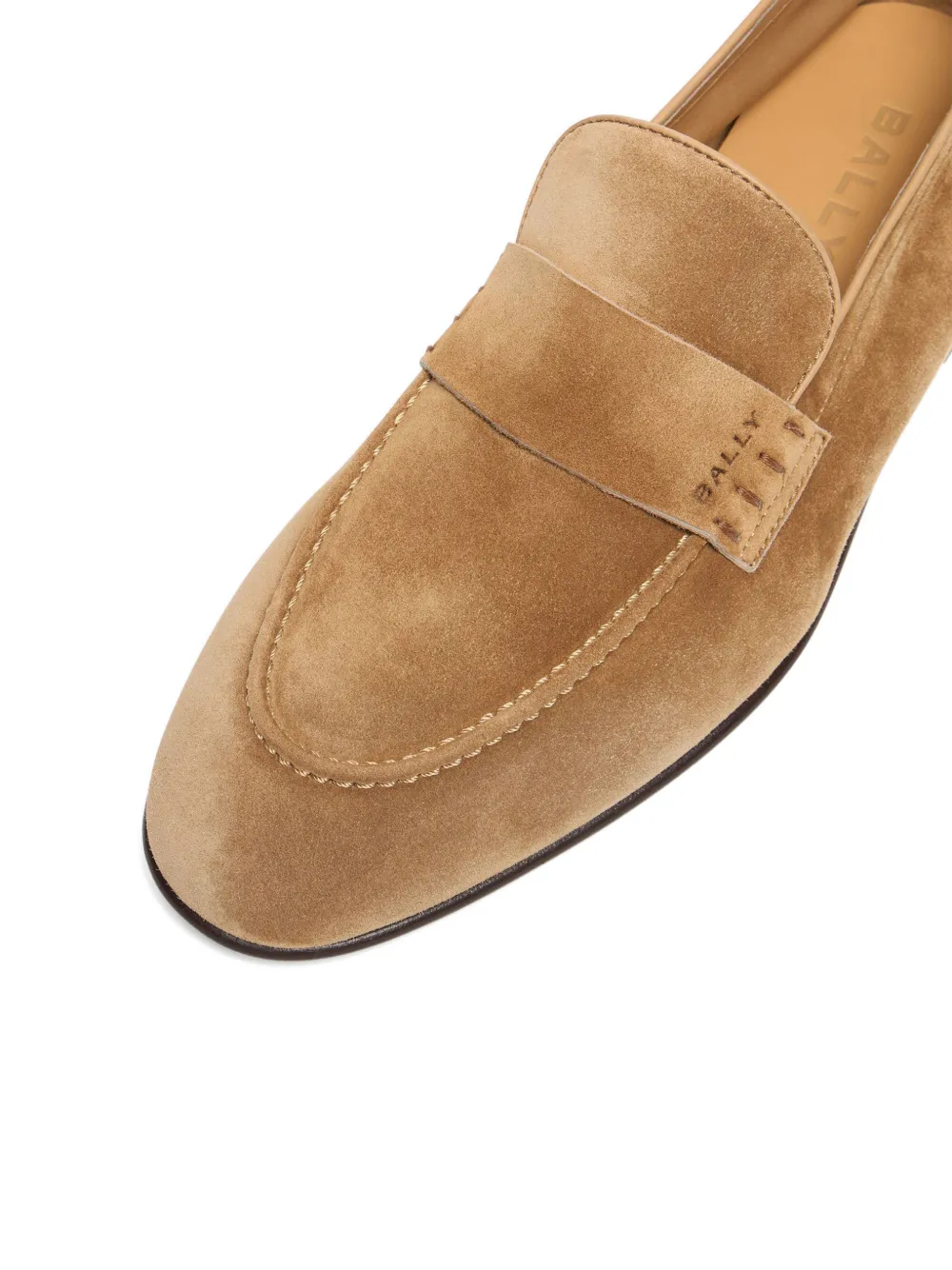 Bally Elios suede loafers Beige