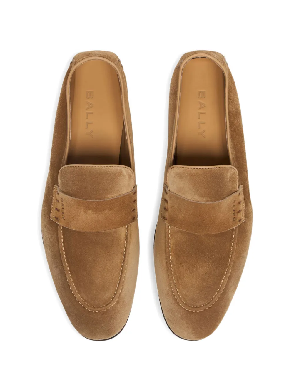 Bally Elios suede loafers Beige
