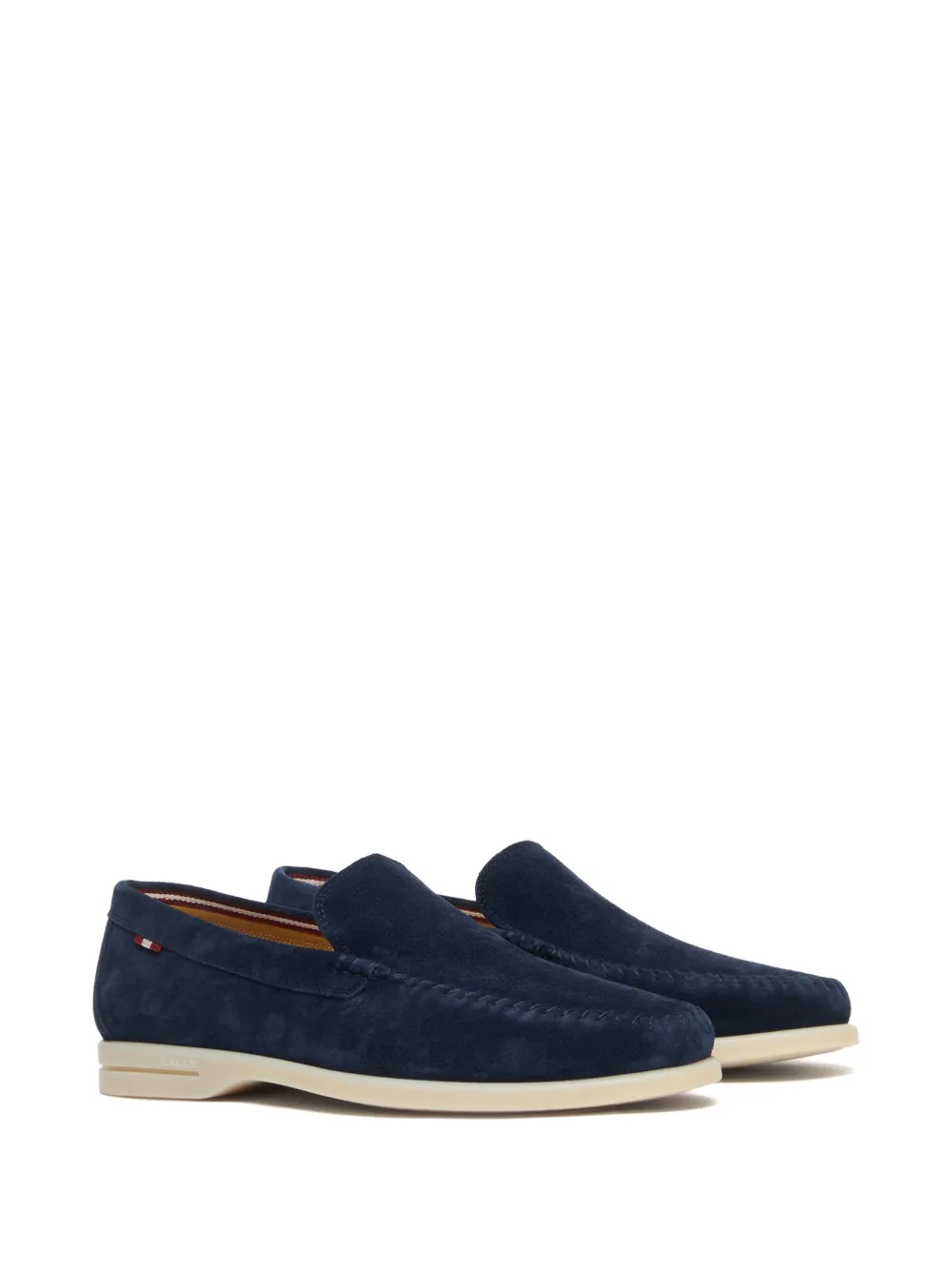 Bally Switz Moc suede loafers Blauw