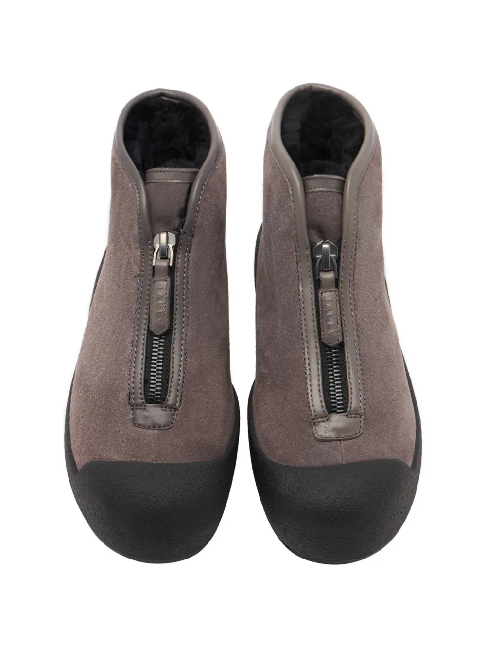 Bally Curling front-zip boots Bruin